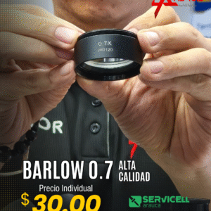 Lente para Microscopio 0.7 mm - Alta Calidad