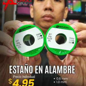 Estaño en Alambre 1.0 mm